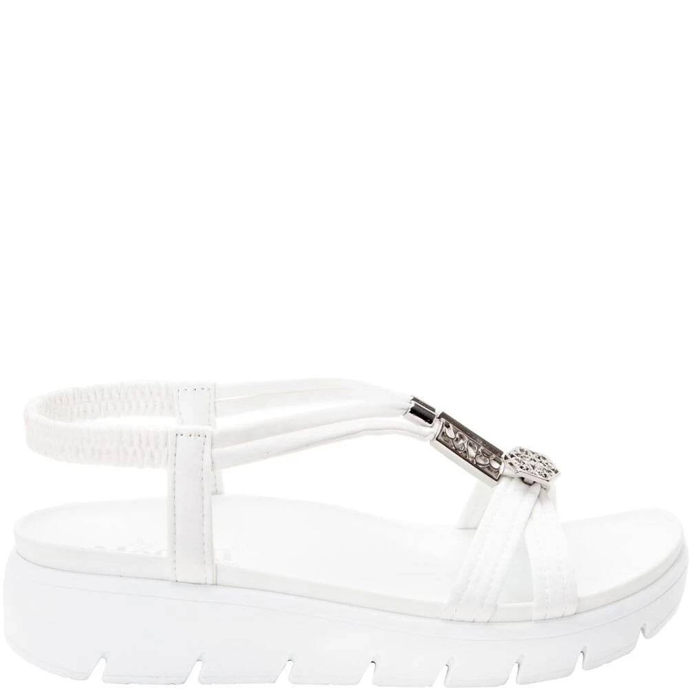 Alegria Women's Roz Vegan Strappy Sandals - White 3 Alegria Women's Roz Vegan Strappy Sandals - White - Image 3