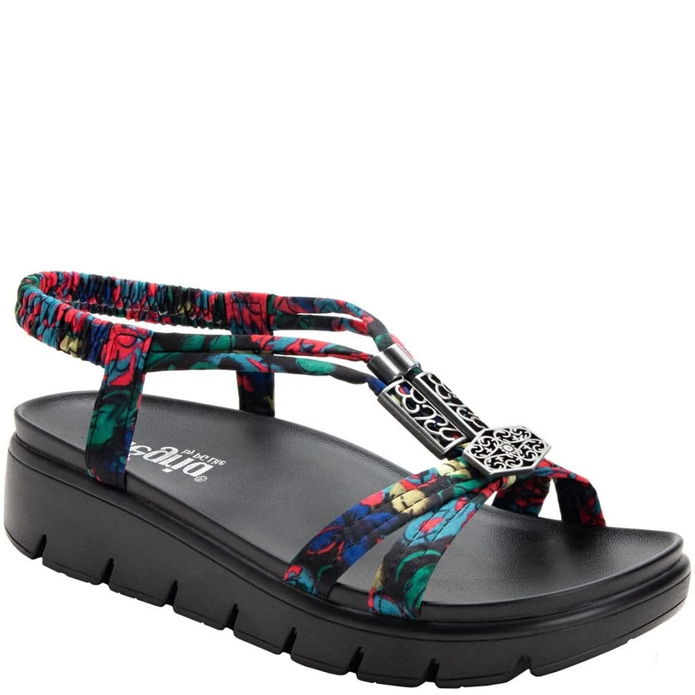 Alegria Women's Roz Vegan Strappy Sandals - Get Away Black 6 Alegria Women's Roz Vegan Strappy Sandals - Get Away Black - Image 6