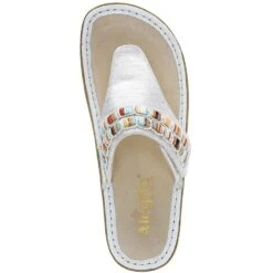 Alegria Women's Vanessa Thong Sandals - Gold -Elliotts Boots Shop AAVAN 261 4