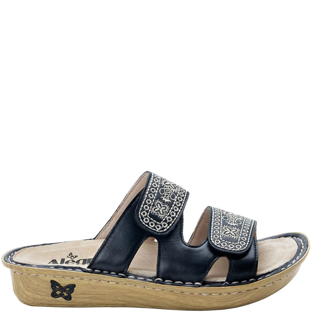 Alegria Women's Violette Slip-On Sandals - Sew Cool Black 3 Alegria Women's Violette Slip-On Sandals - Sew Cool Black - Image 3