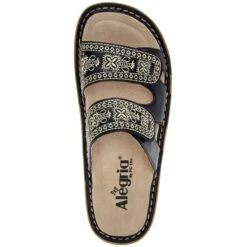 Alegria Women's Violette Slip-On Sandals - Sew Cool Black 10 Alegria Women's Violette Slip-On Sandals - Sew Cool Black -Elliotts Boots Shop AAVIO 721 4