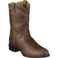 Ariat Men's Duratread Western Ropers - Distressed Brown
