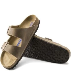 Birkenstock Unisex Arizona Soft Footbed Slides - Tobacco