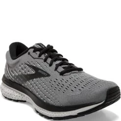 Brooks Men's Ghost 13 Road Running Shoes - Primer Grey/Pearl/Black 5 Brooks Men's Ghost 13 Road Running Shoes - Primer Grey/Pearl/Black -Elliotts Boots Shop BR110348 040 2