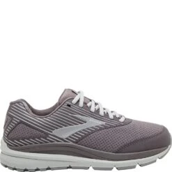 Brooks Women's Addiction Walker Suede Athletic Shoes - Shark/Alloy -Elliotts Boots Shop BR120308 094 2