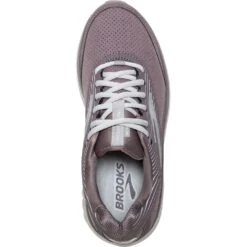 Brooks Women's Addiction Walker Suede Athletic Shoes - Shark/Alloy -Elliotts Boots Shop BR120308 094 4