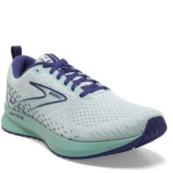 Brooks Women's Levitate 5 Road Running Shoes - White/Navy Blue -Elliotts Boots Shop BR120357 127 3