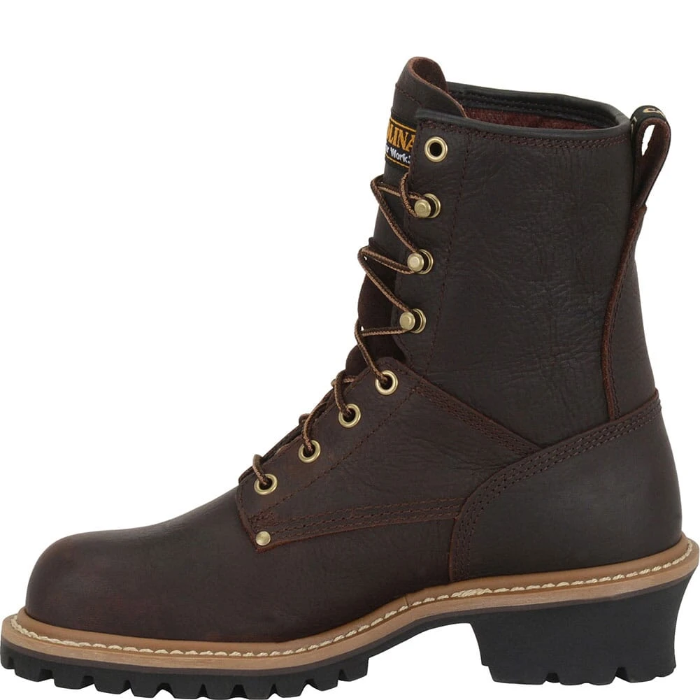 Carolina Women's EH Safety ST Loggers - Dark Brown 2 Carolina Women's EH Safety ST Loggers - Dark Brown - Image 2