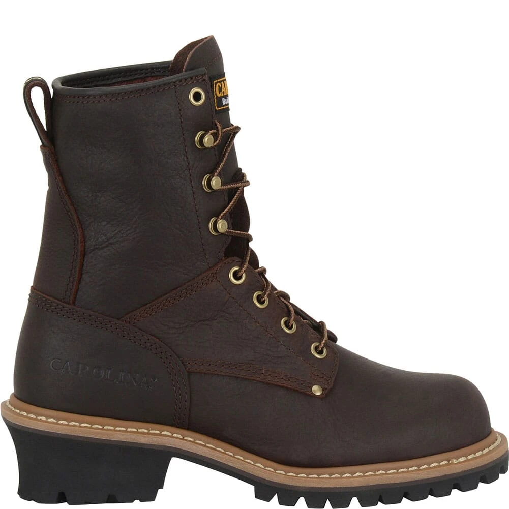 Carolina Women's EH Safety ST Loggers - Dark Brown 3 Carolina Women's EH Safety ST Loggers - Dark Brown - Image 3