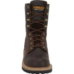Carolina Women's EH Safety ST Loggers - Dark Brown 12 Carolina Women's EH Safety ST Loggers - Dark Brown -Elliotts Boots Shop CA1421 5