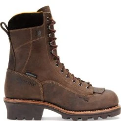 Carolina Men's 8IN WP Work Logger - Gaucho -Elliotts Boots Shop CA7022 2