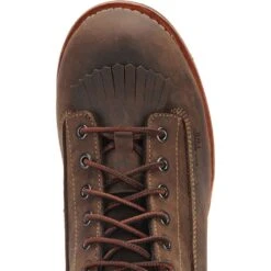 Carolina Men's 8IN WP Work Logger - Gaucho -Elliotts Boots Shop CA7022 3