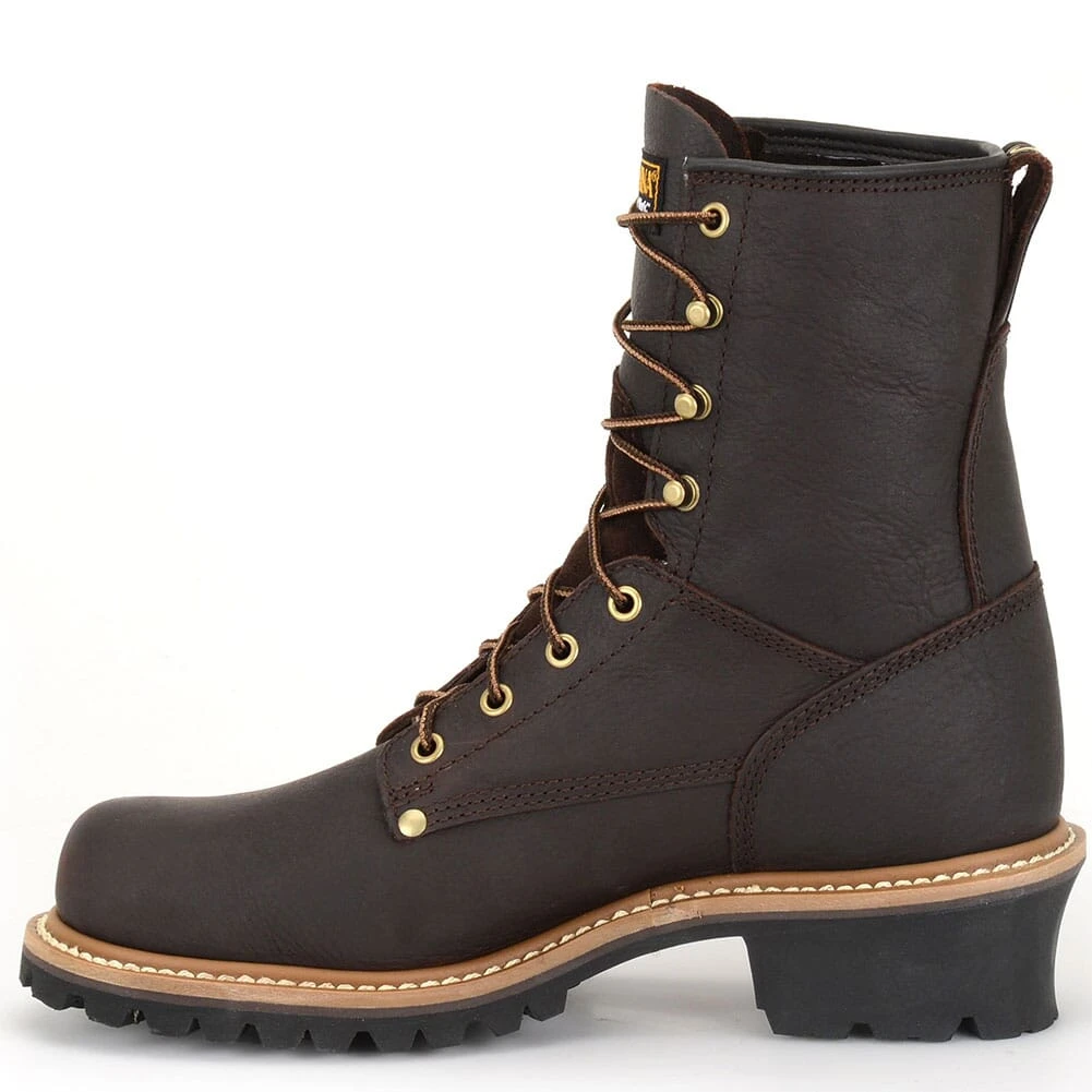 Carolina Men's Plain Toe Work Loggers - Briar 2 Carolina Men's Plain Toe Work Loggers - Briar - Image 2