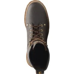 Carolina Men's Plain Toe Work Loggers - Briar 10 Carolina Men's Plain Toe Work Loggers - Briar -Elliotts Boots Shop CA821 3