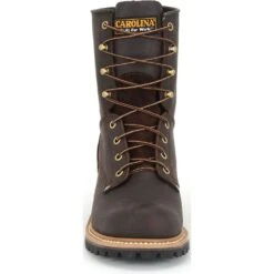 Carolina Men's Plain Toe Work Loggers - Briar 12 Carolina Men's Plain Toe Work Loggers - Briar -Elliotts Boots Shop CA821 5