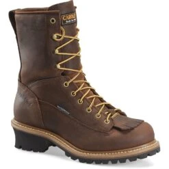 Carolina Men's Spruce Safety Loggers - Copper -Elliotts Boots Shop CA9824 6