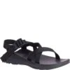 Chaco Women's Z/Cloud Wide Sandals - Solid Black