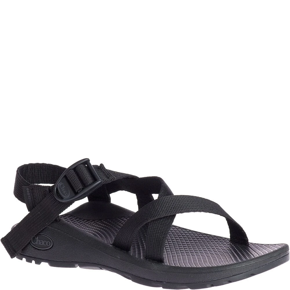 Chaco Women's Z/Cloud Wide Sandals - Solid Black 1 Chaco Women's Z/Cloud Wide Sandals - Solid Black