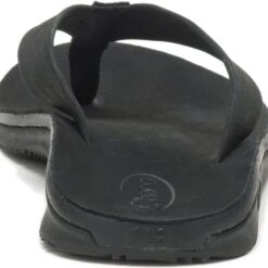 Chaco Men's Classic Leather Flip Flop - Black -Elliotts Boots Shop CUJCH107831 3