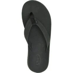 Chaco Men's Classic Leather Flip Flop - Black -Elliotts Boots Shop CUJCH107831 4