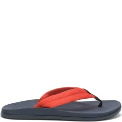 Chaco Men's Chillios Flip Flops - Tube Spicy Orange -Elliotts Boots Shop CUJCH108447 2