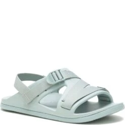 Chaco Women's Chillos Sport Sandals - Aqua Gray -Elliotts Boots Shop CUJCH108614 6