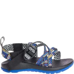 Chaco Kid's ZX/1 Ecotread Sandals - Mantel Cerulean -Elliotts Boots Shop CUJCH180300 2