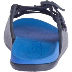 Chaco Big Kid's Chillos Slides - Active Blue -Elliotts Boots Shop CUJCH180313 3