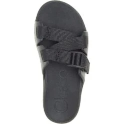 Chaco Big Kid's Chillos Slides - Black -Elliotts Boots Shop CUJCH180337 2