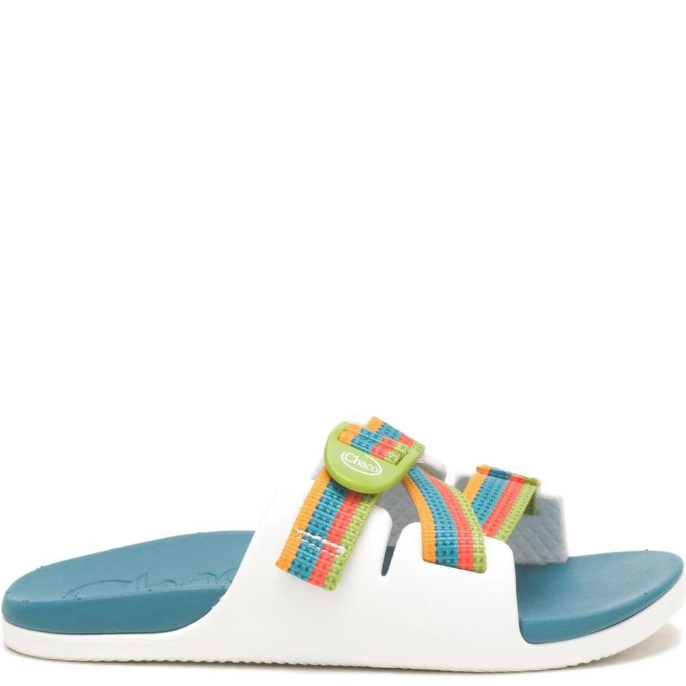 Chaco Big Kid's Chillos Slides - Tetra Multi 1 Chaco Big Kid's Chillos Slides - Tetra Multi