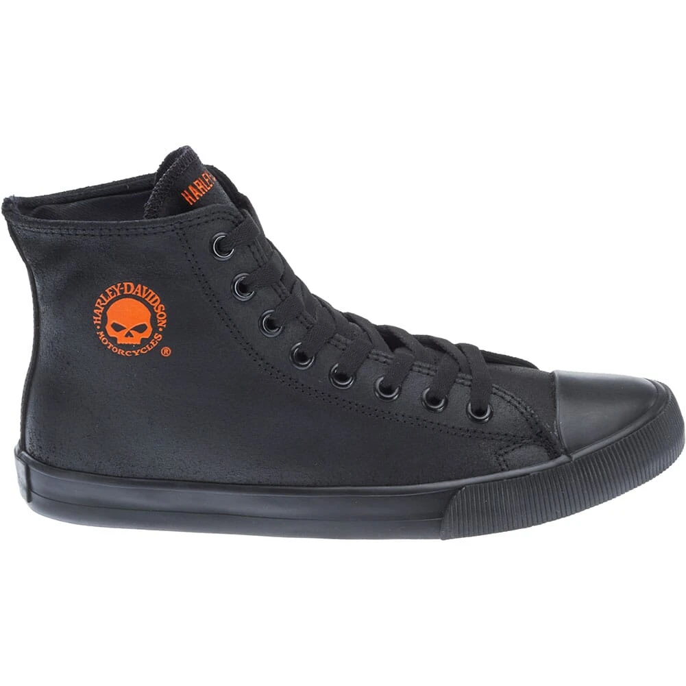 Harley Davidson Men's Baxter Casual Shoes - Black/ Orange 2 Harley Davidson Men's Baxter Casual Shoes - Black/ Orange - Image 2