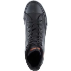 Harley Davidson Men's Baxter Casual Shoes - Black/ Orange 10 Harley Davidson Men's Baxter Casual Shoes - Black/ Orange -Elliotts Boots Shop D93343 4