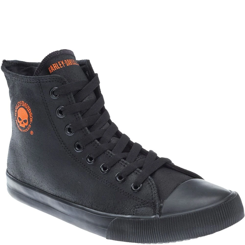 Harley Davidson Men's Baxter Casual Shoes - Black/ Orange 6 Harley Davidson Men's Baxter Casual Shoes - Black/ Orange - Image 6
