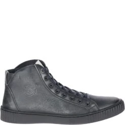 Harley Davidson Men's Barren Casual Sneakers - Black 9 Harley Davidson Men's Barren Casual Sneakers - Black -Elliotts Boots Shop D93664 2