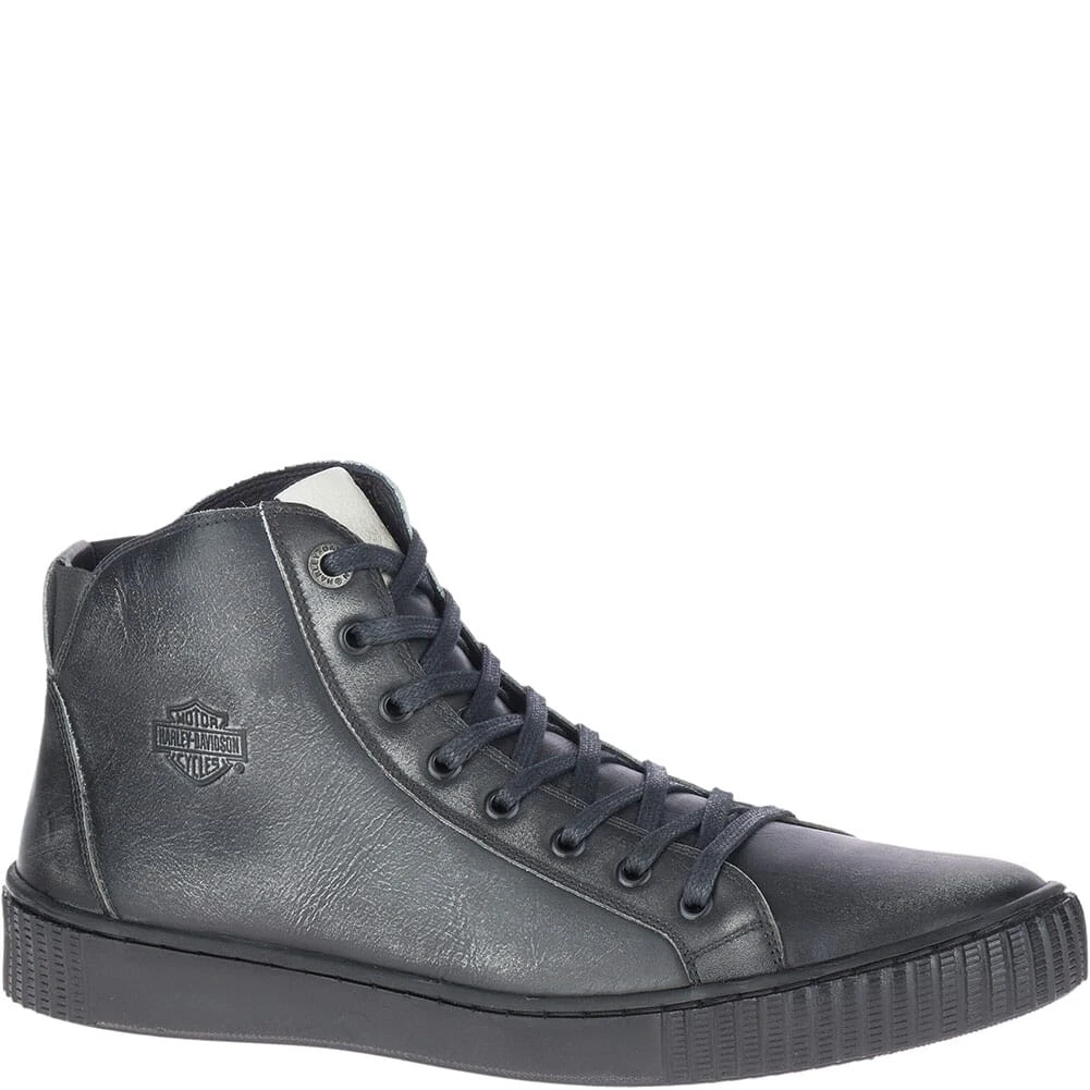 Harley Davidson Men's Barren Casual Sneakers - Black 7 Harley Davidson Men's Barren Casual Sneakers - Black - Image 7