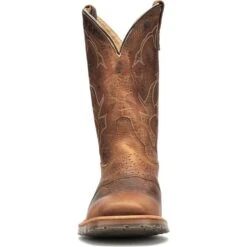 Double H Men's Square Toe Western Ropers - Brown -Elliotts Boots Shop DH3560 2