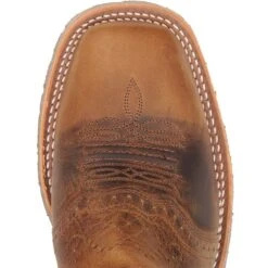 Double H Men's Square Toe Western Ropers - Brown -Elliotts Boots Shop DH3560 4