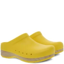 Dansko Women's Kane EVA Casual Clogs - Yellow -Elliotts Boots Shop DN4145 171700 2