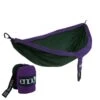 ENO DoubleNest Nylon Hammock - Purple/Forest