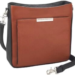 Gun Tote'n Mamas Women's Slim Cross Body Purse - Cinnamon/Black 5 Gun Tote'n Mamas Women's Slim Cross Body Purse - Cinnamon/Black -Elliotts Boots Shop GTM 98 2