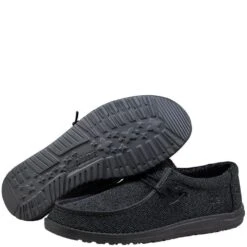 Hey Dude Men's Wally Sox Micro Casual Shoes - Black