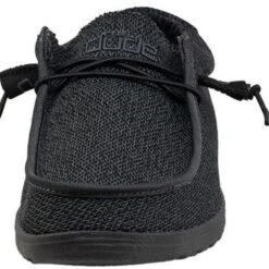 Hey Dude Men's Wally Sox Micro Casual Shoes - Black -Elliotts Boots Shop HD150204942 3