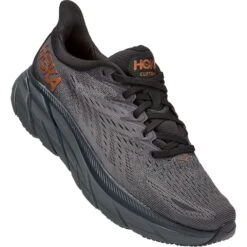 Hoka One One Women's Clifton 8 Athletic Shoes - Anthracite -Elliotts Boots Shop HK1119394 ACPP 3