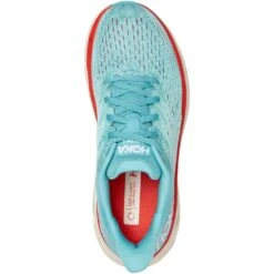 Hoka One One Women's Clifton 8 Athletic Shoes - Aquarelle -Elliotts Boots Shop HK1119394 AEBL 4