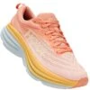 Hoka One One Women's Bondi 8 Athletic Shoes - Coral/Peach