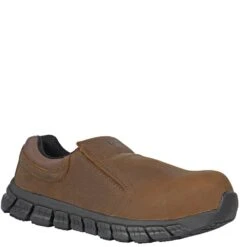 Hoss Men's Slipknot Safety Shoes - Brown -Elliotts Boots Shop HO30202 6