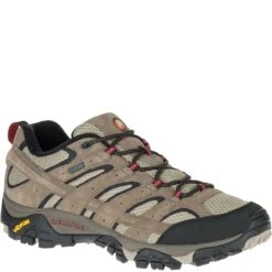 Merrell Men's Moab 2 WP Wide Hiking Shoes - Dark Brown