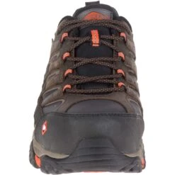 Merrell Men's Moab 2 ESD Wide Safety Shoes - Espresso -Elliotts Boots Shop J46651W 2