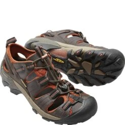 KEEN Men's Arroyo II Casual Sandals - Black Olive/Bombay Brown -Elliotts Boots Shop KE1008419 2
