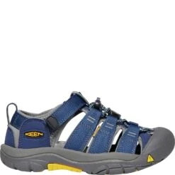 KEEN Big Kids Newport H2 Sandals - Blue Depths/Gargoyle 9 KEEN Big Kids Newport H2 Sandals - Blue Depths/Gargoyle -Elliotts Boots Shop KE1009962 2